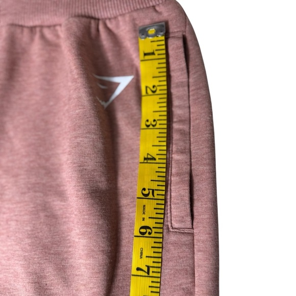 Gymshark Ark Tie High Waist Joggers Deep Blush Marl Pink Womens Size Small - Picture 10 of 13